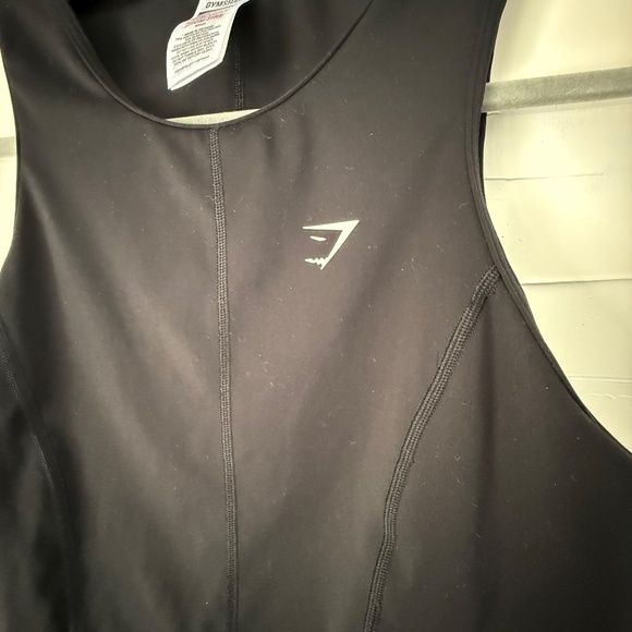 Gymshark Everyday Contour Racer Tank | Black | Size Small (S) - Picture 4 of 5